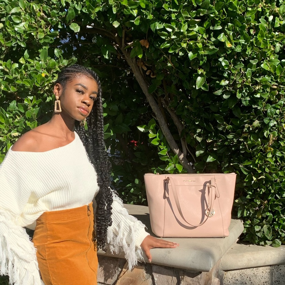 Pink Michael Kors purse